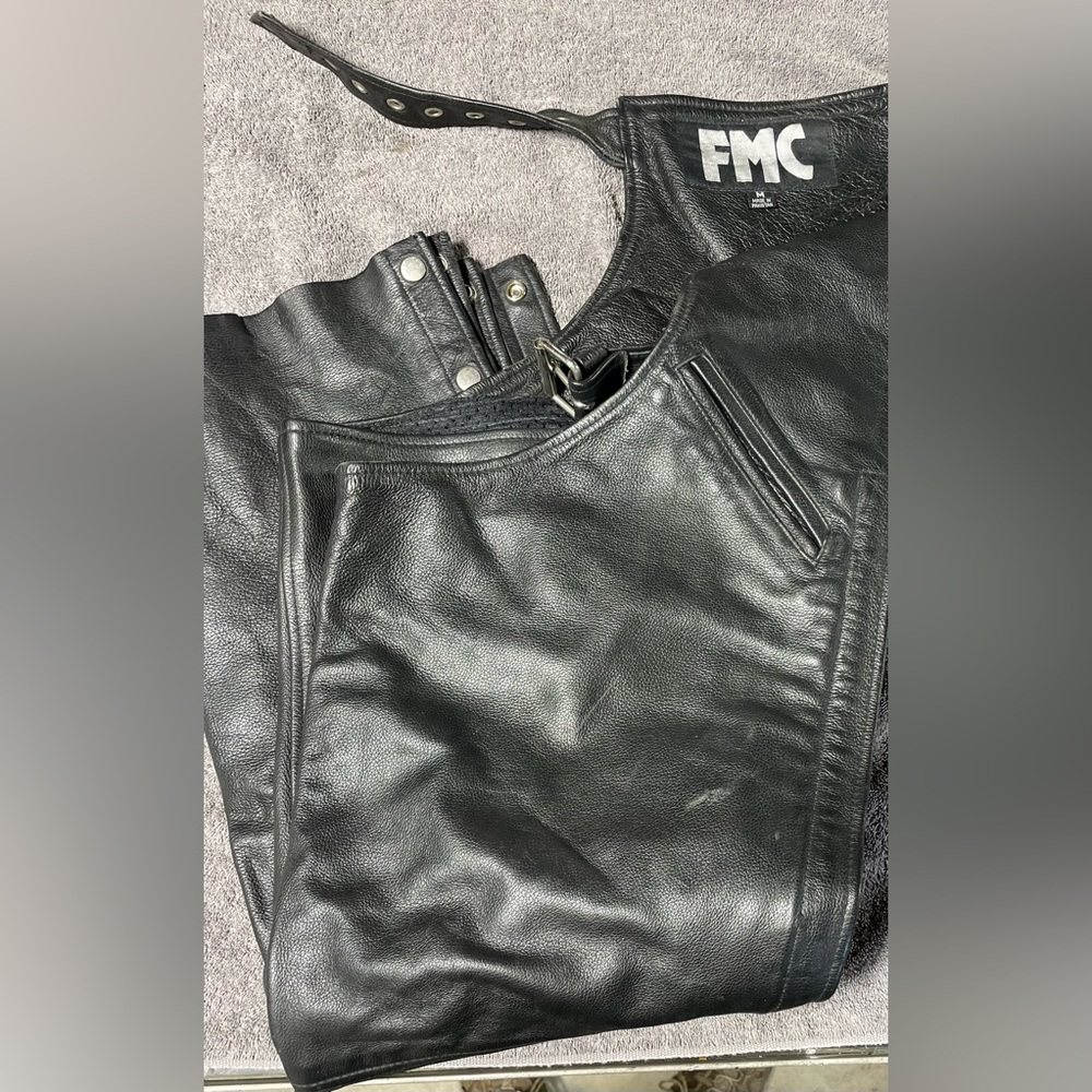 Men’s FMC leather chaps